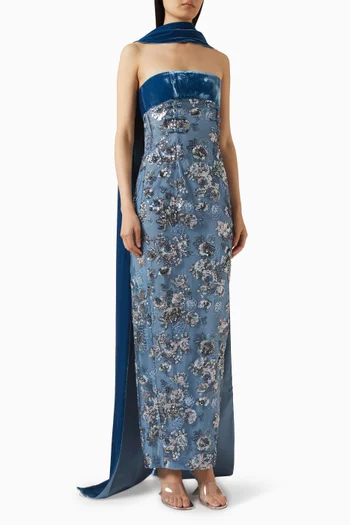 Adrian Embellished Gown