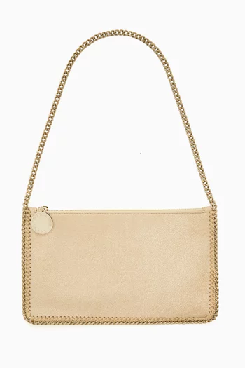 Falabella Chain Pochette in Eco Shiny Chamois