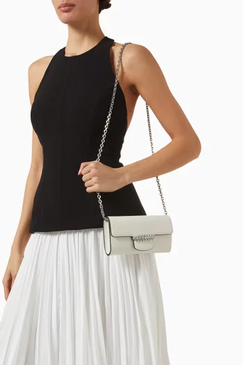 Bing Wallet Chain in Leather