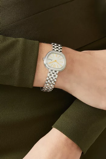 Sixtie Diamond Stainless Steel Watch, 29mm