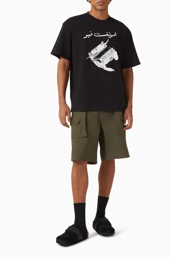 تي شيرت بطبعة VTEC قطن