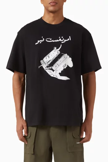 تي شيرت بطبعة VTEC قطن