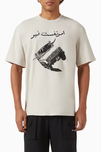 تي شيرت بطبعة VTEC قطن