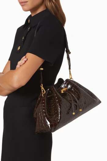 Cinch M Shoulder Bag in Leather