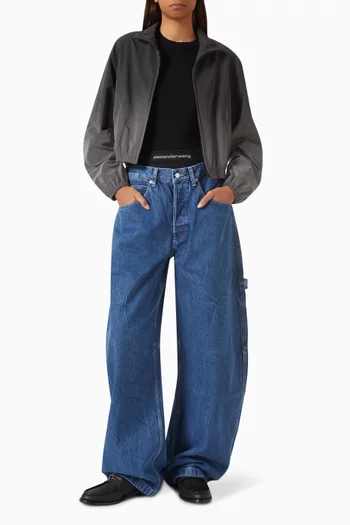 Pre-styled Baggy Jeans in Denim