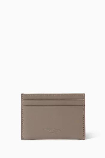 حافظة بطاقات جلد بالنسياغا × أستون مارتن