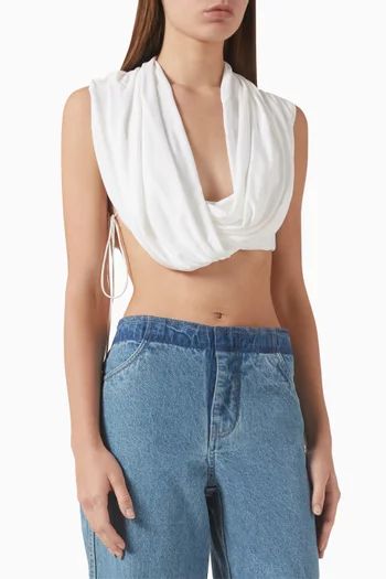 Interlock Drape Top in Jersey