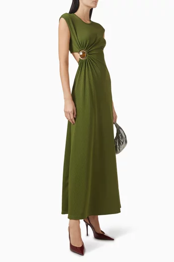 Mineral Stone Ruched Tank Dress in Jersey