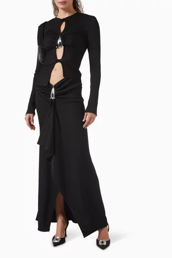 Crystal Pendant Open-twist Top