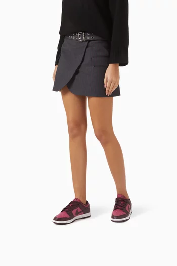 سنيكرز دانك أسفل الكاحل جلد