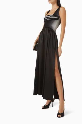 فستان جويل طويل بوجهين