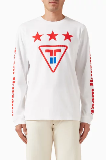 Logo T-shirt in Organic Cotton Jersey