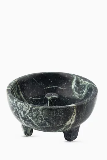 حامل بخور كاتوري حجر مغول بلون أخضر داكن