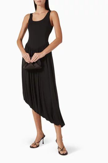 فستان هفن متوسط الطول