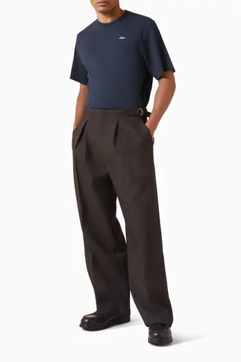 تي شيرت مزين ببطة قطن عضوي