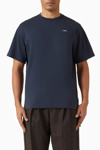 تي شيرت مزين ببطة قطن عضوي