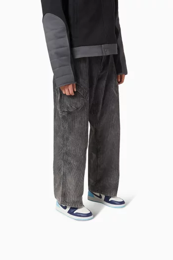 سنيكرز آير جوردان 1 أسفل الكاحل جلد