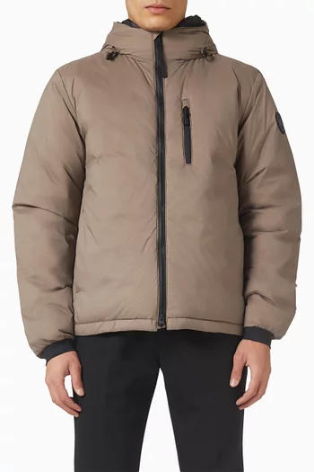 جاكيت لودج بلاك ليبل بغطاء رأس نايلون