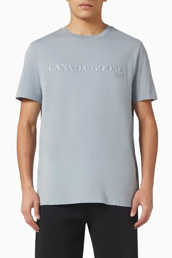 Emersen Embossed T-shirt in Cotton