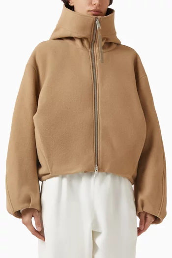 جاكيت بومبر شيلي ووك مزيج صوف