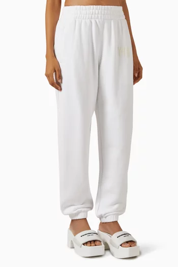Puff-logo Sweatpants in Terry