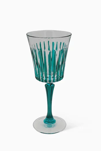 Murano Crystal Wine Glasses, Set of 4