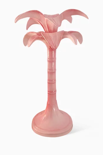 Large Palm Candelabra in Ceramic