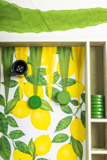 Amalfi Lemon Backgammon Set in Wood