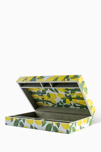Amalfi Lemon Backgammon Set in Wood
