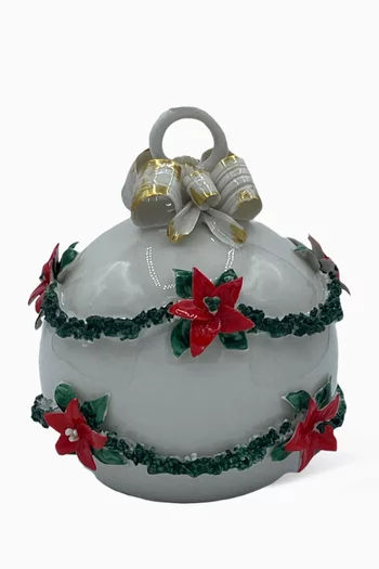 Festive Bauble in Porcelain