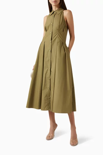 Roam Midi Dress in Cotton