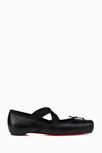 Cassiasticina Ballerina Flats in Lamb Nappa Leather