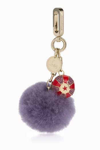 Circus Pompom Keyring