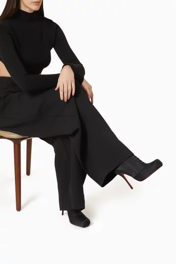 Pavlova 100 Boots in Crepe Satin