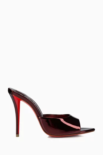 Miss Z 100 Mule Sandals in Laminated Leather