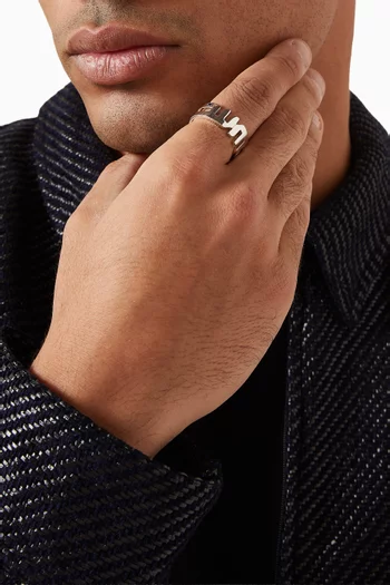 خاتم بتصميم كلمة "كيان" فضة إسترلينية