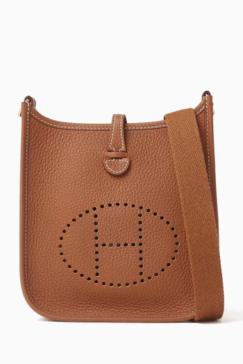 Unused Mini Evelyn Bag in Taurillon Clemence Leather