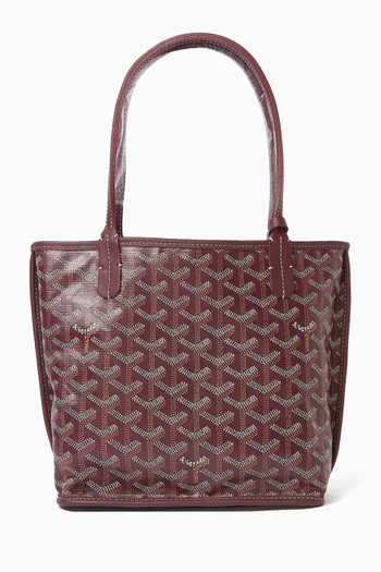Unused Mini Anjou Tote Bag in Goyardine Canvas