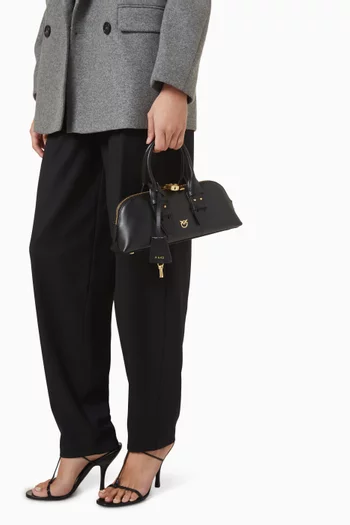 حقيبة بولينغ مستطيلة جلد