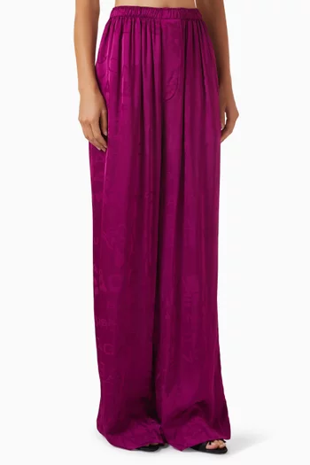 بنطال بيجاما جاكار وفيسكوز