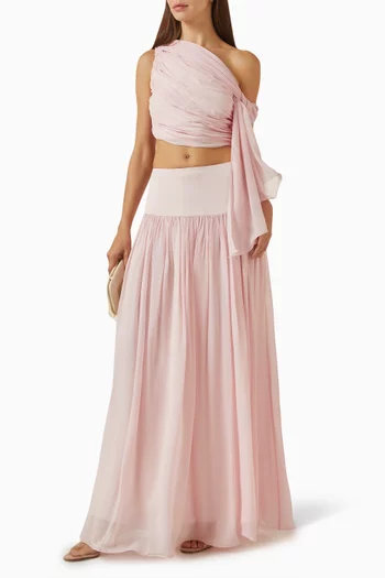 تنورة سولين طويلة