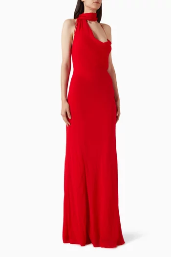 Romy Scarf Maxi Dress