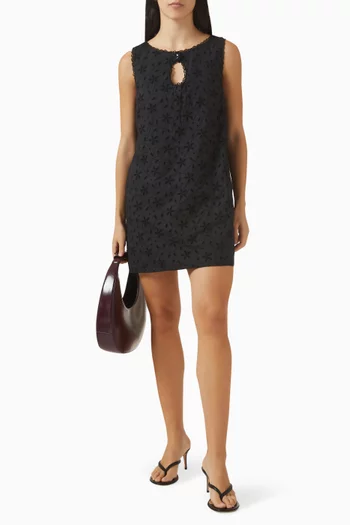 فستان سلمى قصير قطن