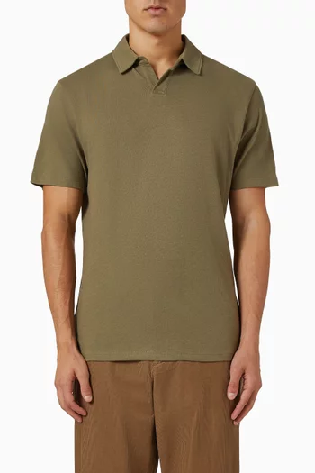 Button-front Shirt in Cotton Corduroy