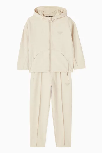 Eagle Logo Jacquard Sweatpants in Jersey