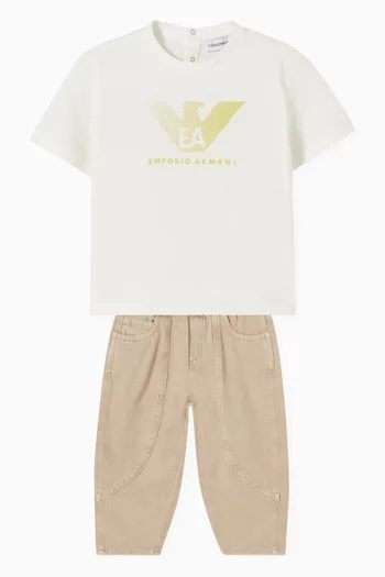 طقم تي شيرتات قطن، 3 قطع