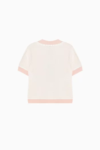 سترة بولو قماش منسوج