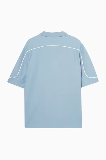 Logo Polo Shirt in Cotton