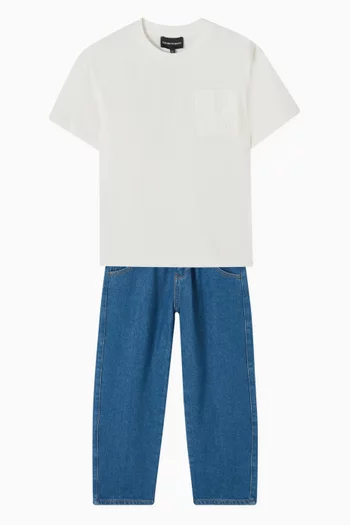 Logo Pocket T-shirt in Cotton