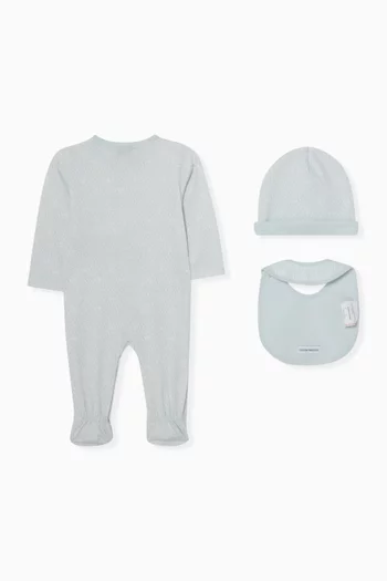 Logo 3-piece Set in Cotton
